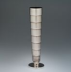 Kem Weber stepped silver vase